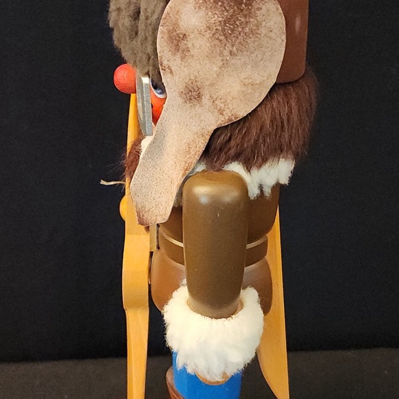 Holzkunst Christian Ulbricht of West Germany Aviator 11” Nutcracker - Picture 7 of 15